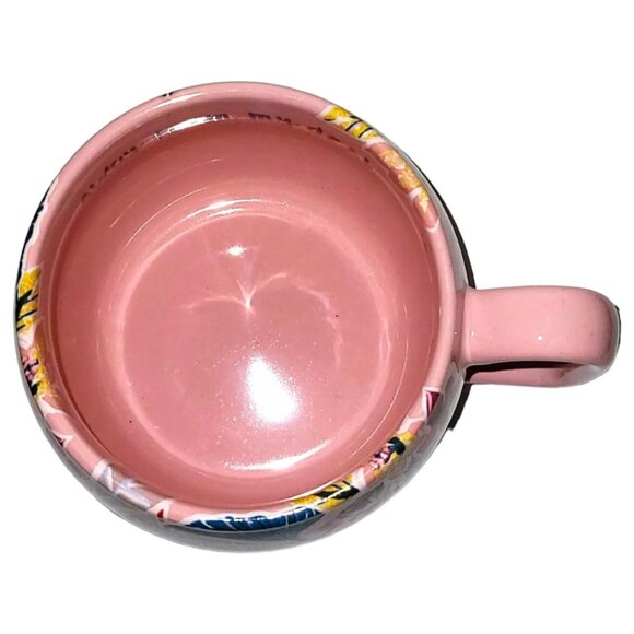 NWOT Retired OPALHOUSE MUG Away from My Desk Tropical Floral Cockatoo Stoneware - Picture 15 of 16